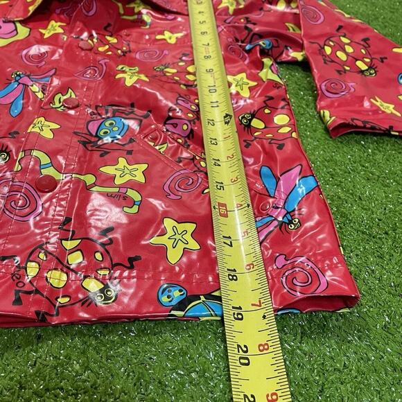 Vintage Rain Coat 5T Youth Rain Slick Shed Rain‎ Ladybug Critter Jacket EUC - Picture 5 of 7